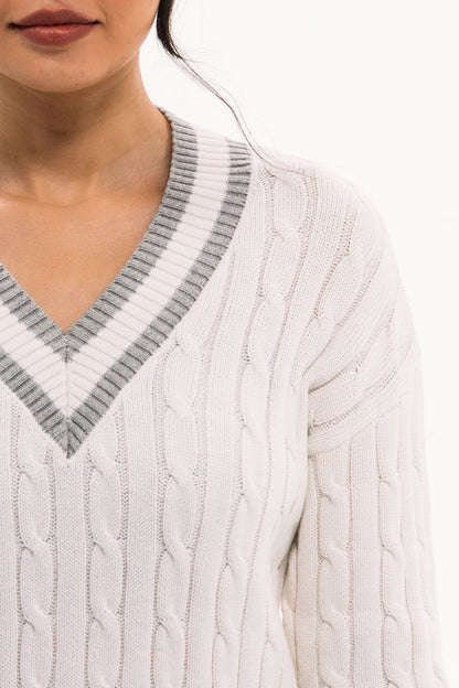 Heritage Cable Knit Sweater