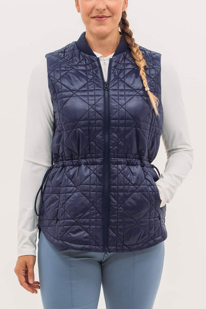Longline Quilted Vest