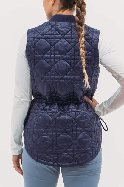 Longline Quilted Vest