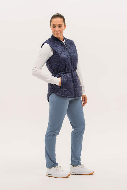Longline Quilted Vest