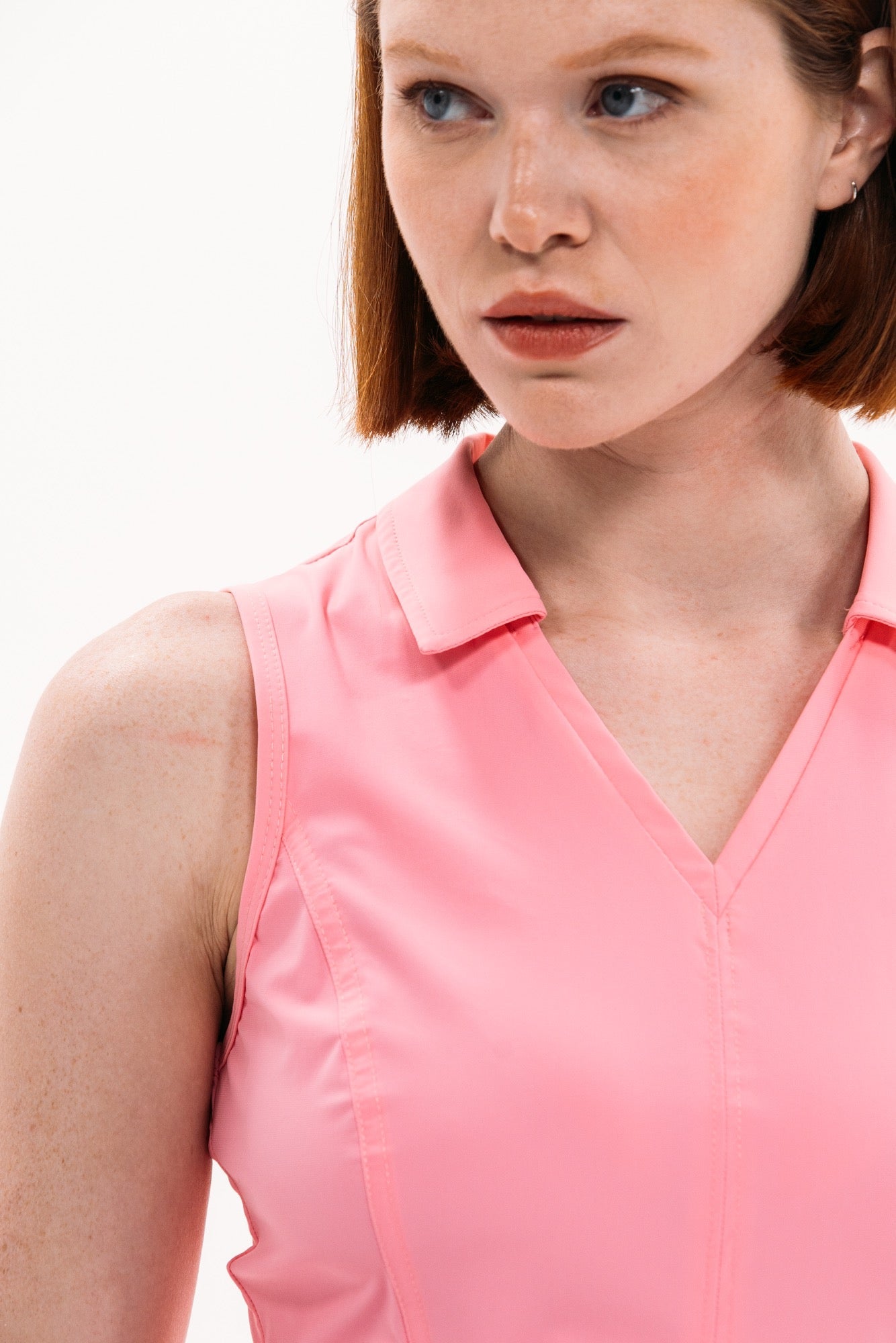 Pink Belted Dress