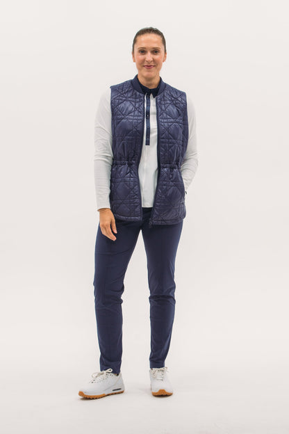Longline Quilted Vest