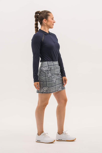 Mesh Inset LS Polo