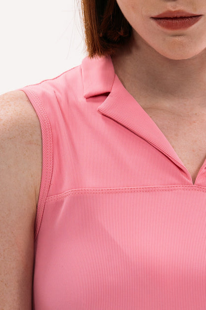Rib SL Notch Collar Polo