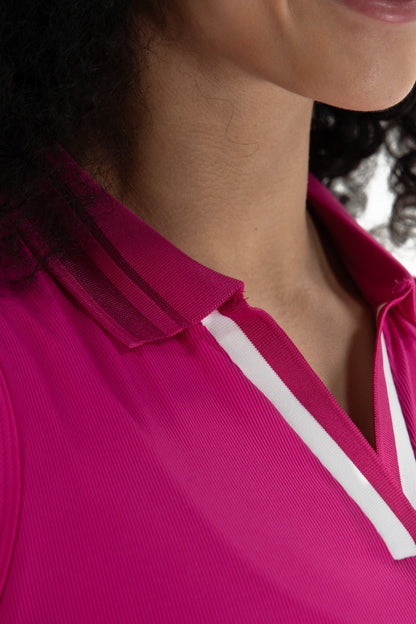 Rib SL V-Neck Polo