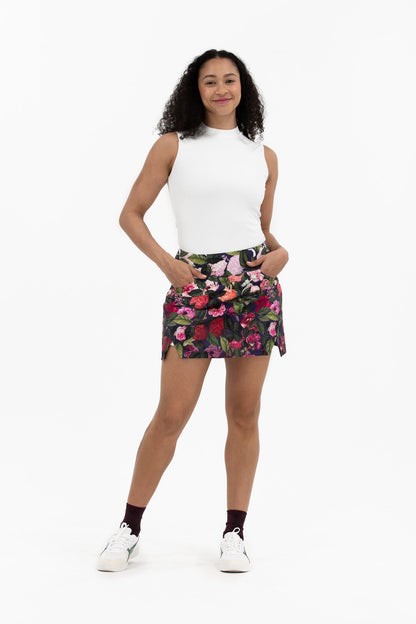Notch Hem Skirt