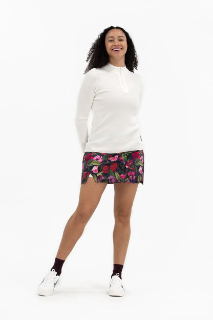 Knit Quarter Zip Solids