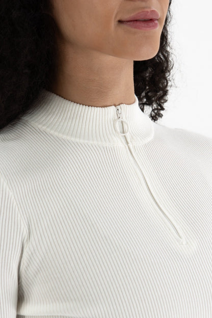 Knit Quarter Zip Solids