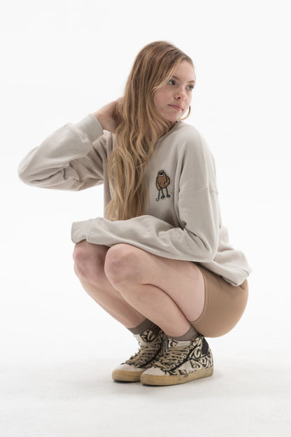 Bogey Monster Chenille Patch Sweatshirt