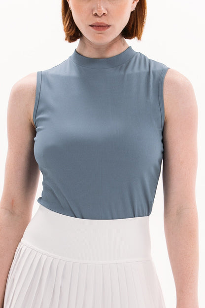 Rib SL Mock Neck Top