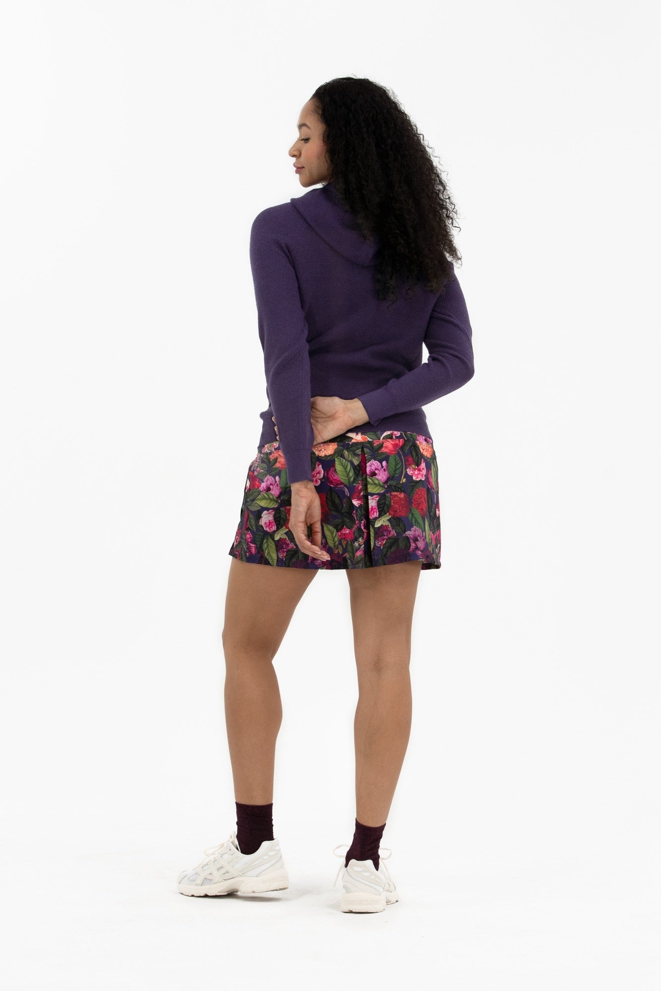 Notch Hem Skirt