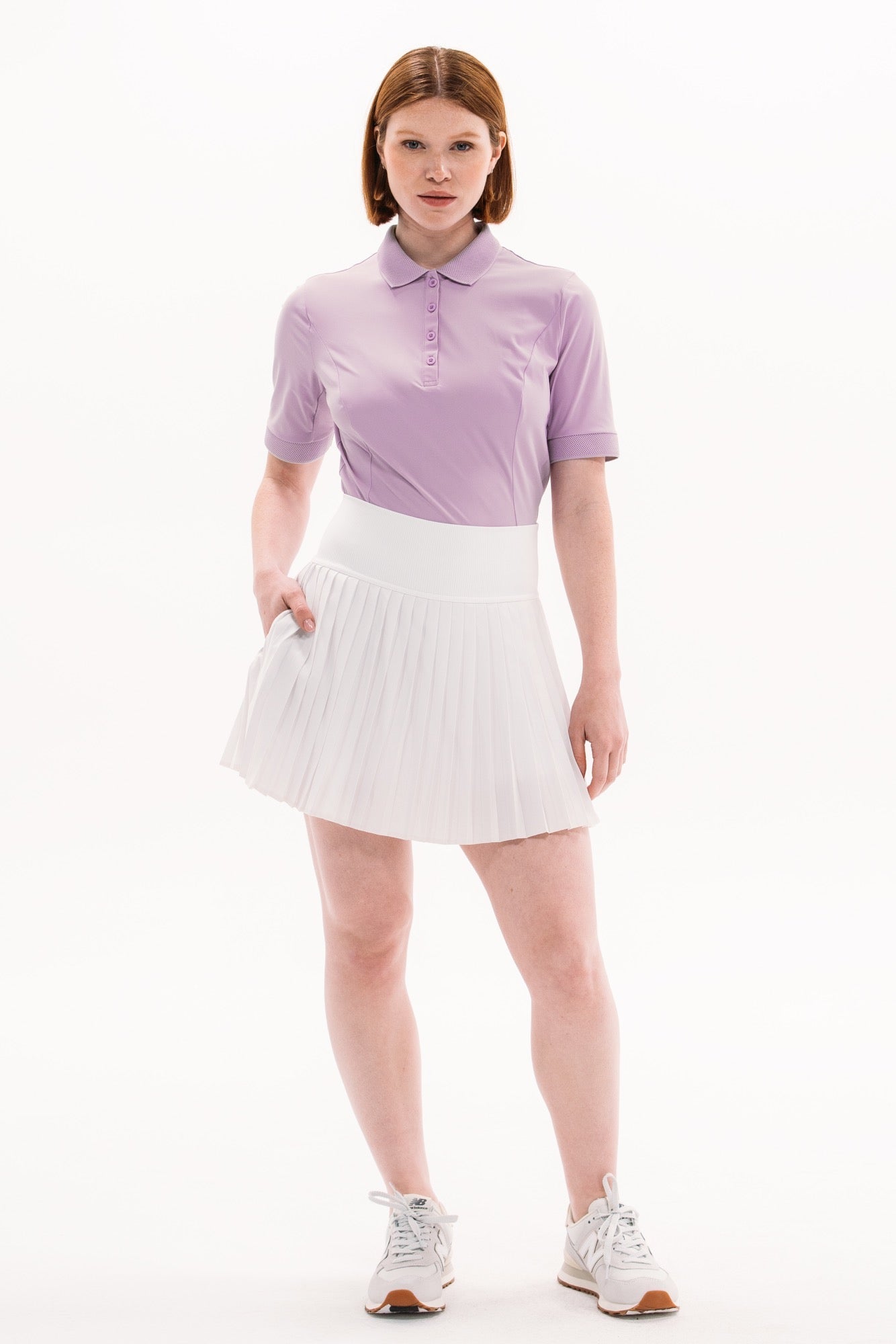 Pleated Performance Skirt