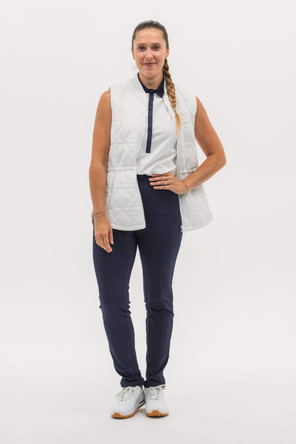 Longline Quilted Vest
