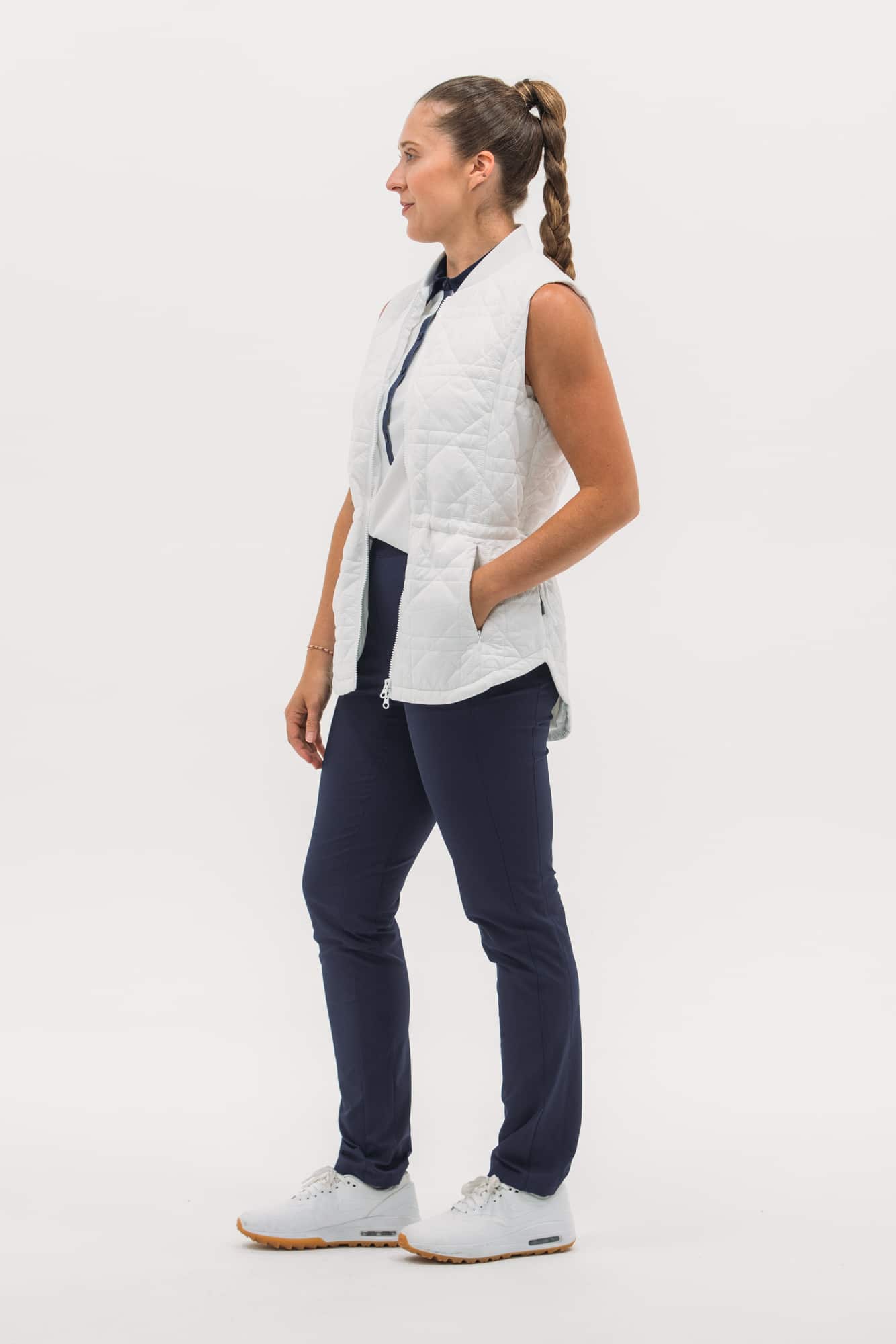 Longline Quilted Vest