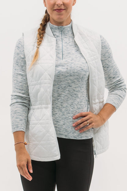 Longline Quilted Vest