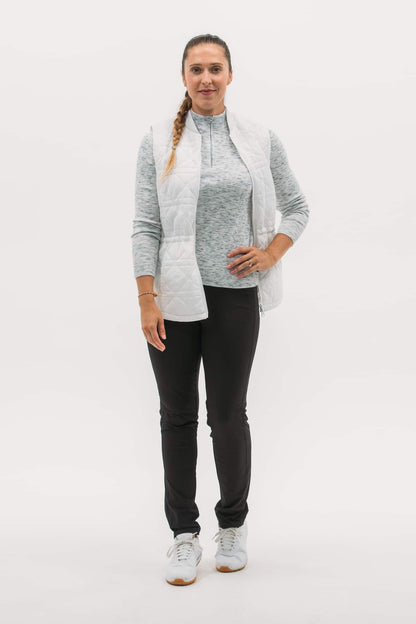 Longline Quilted Vest