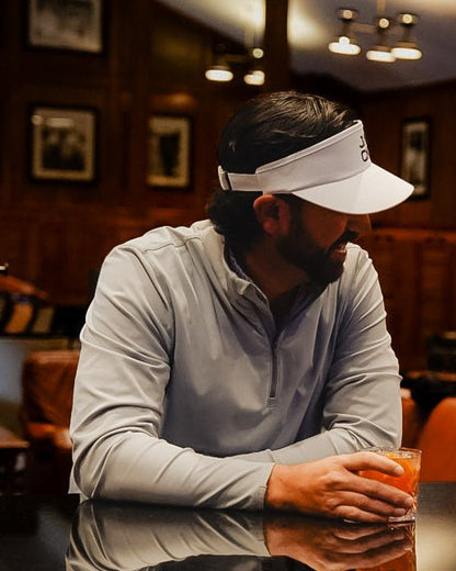 Smoke Gray Golf Quarter Zip