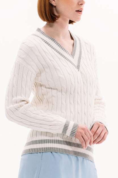 Heritage Cable Knit Sweater