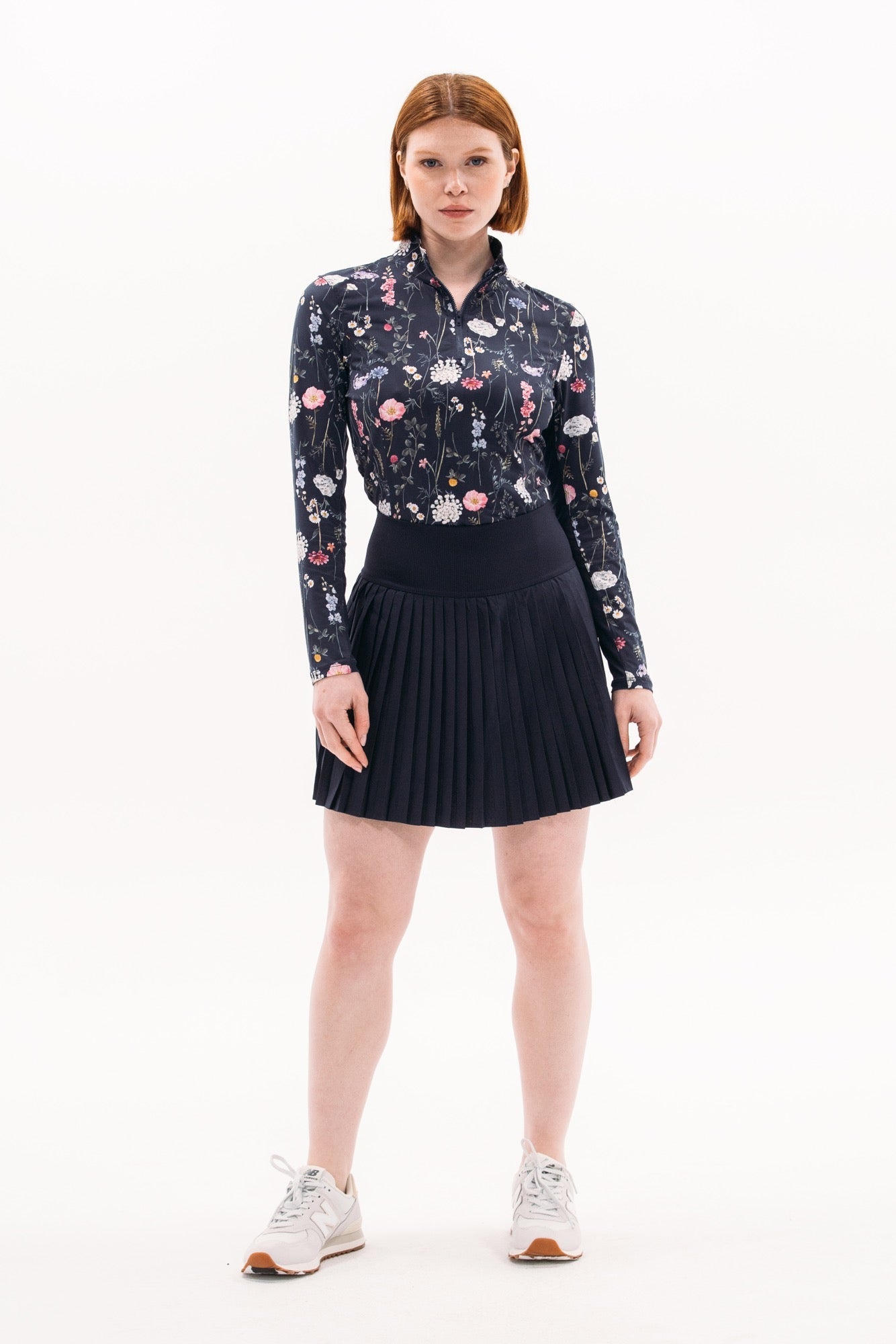 Pleated Performance Skirt
