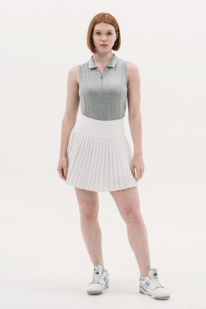 Grey SL Zip Polo