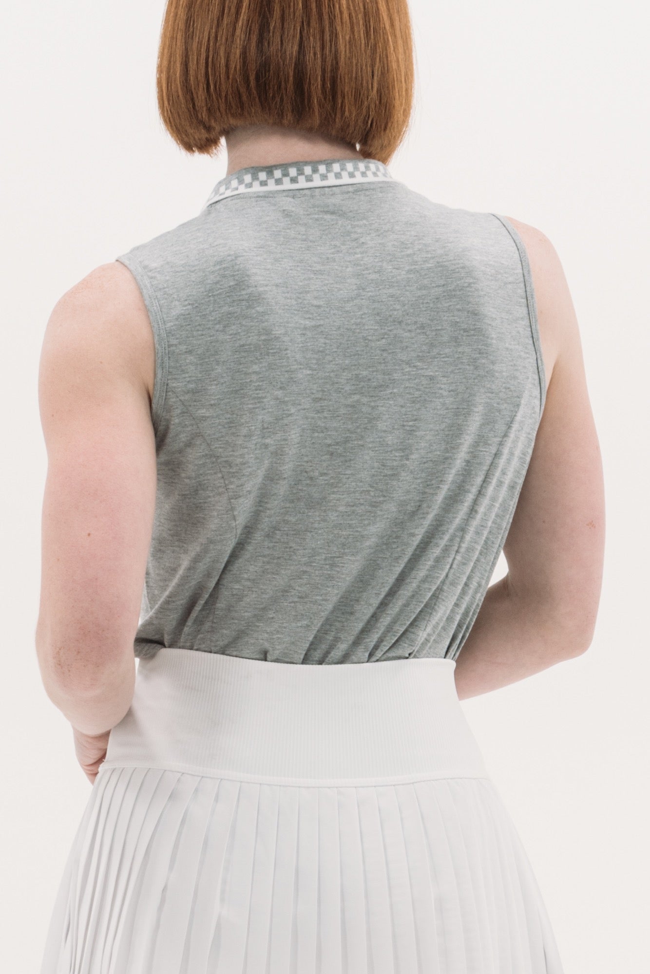 Grey SL Zip Polo