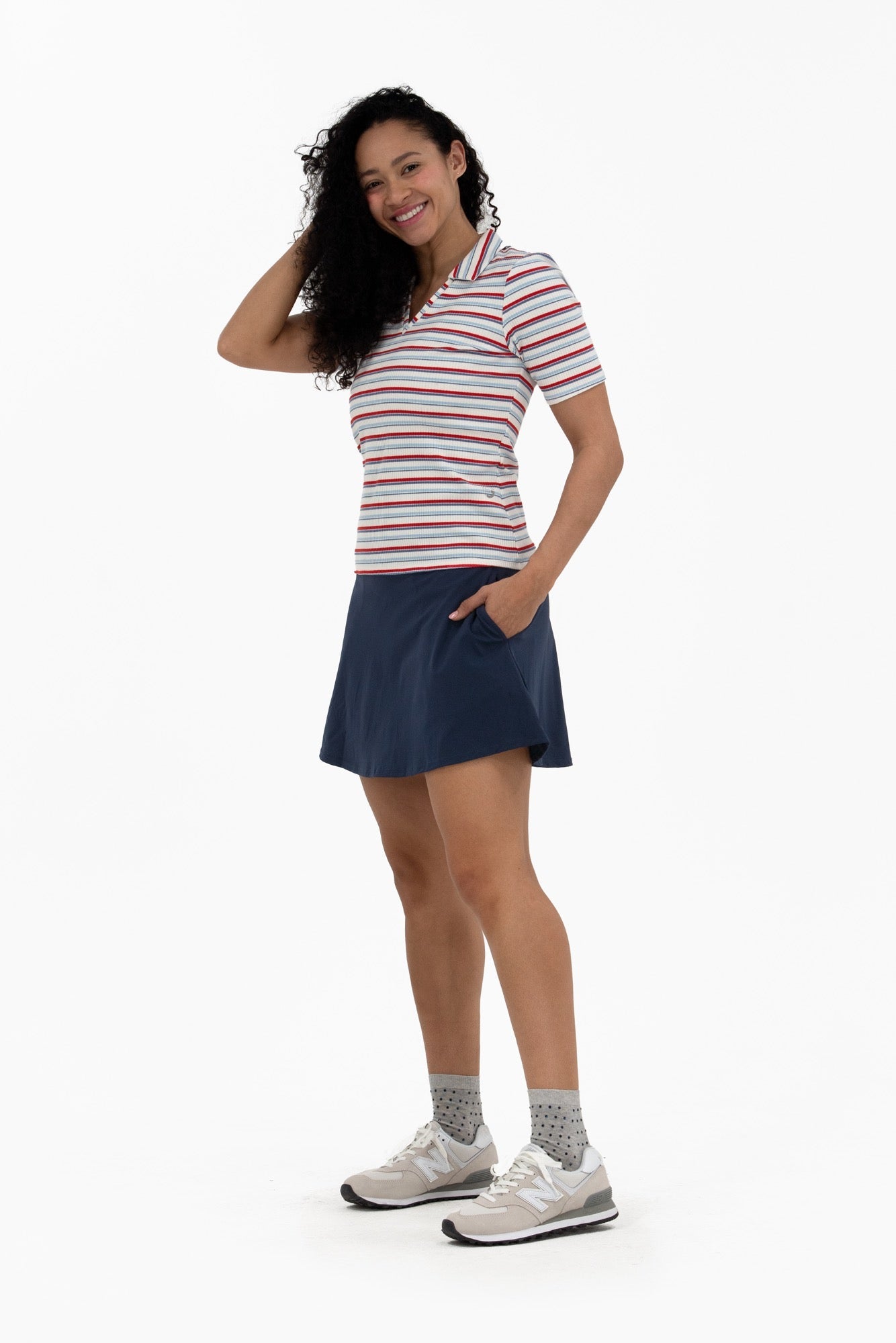SS Stripe Rib Polo