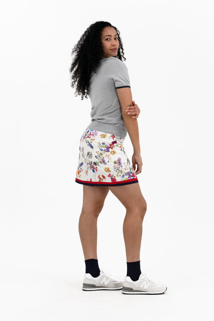 Stripe Braid Trim Skirt