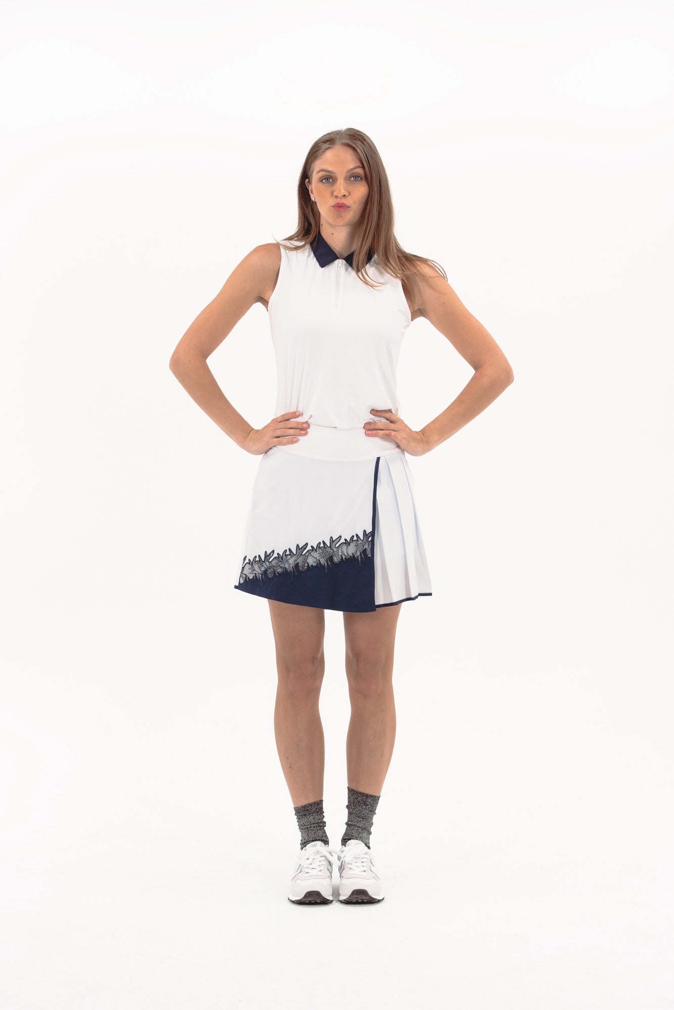 Lace Inset Skirt