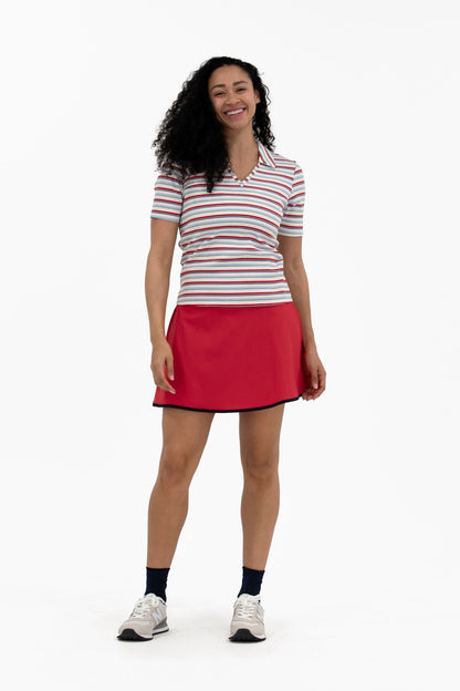 SS Stripe Rib Polo