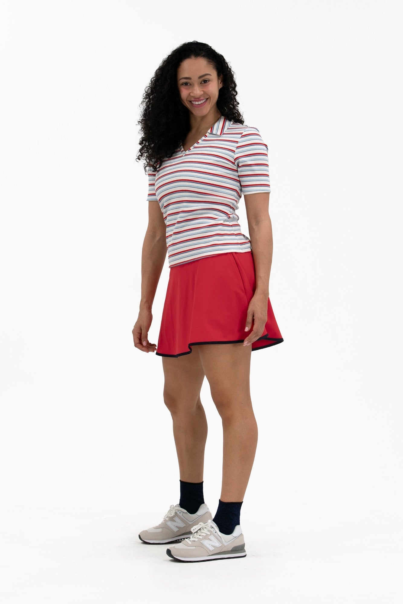 SS Stripe Rib Polo