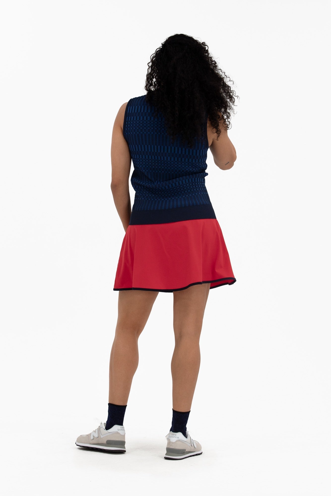 Sleeveless Knit Polo