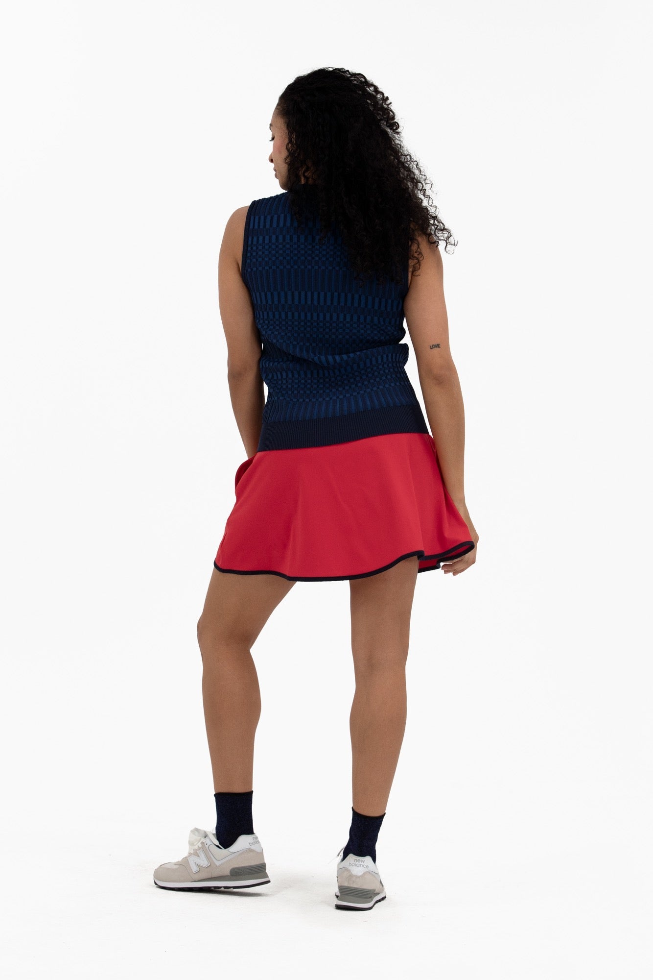 Sleeveless Knit Polo