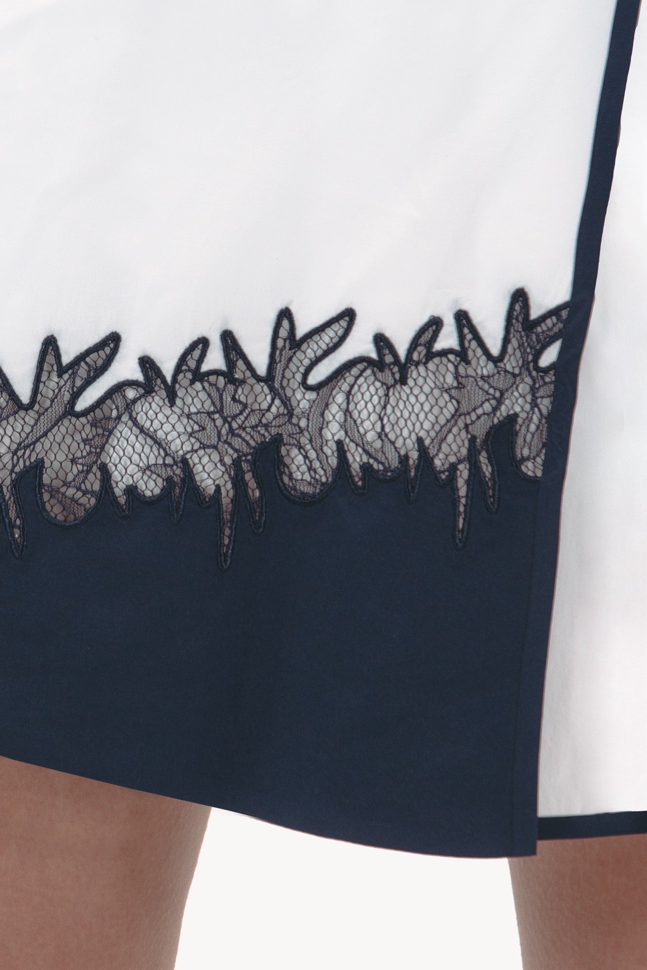 Lace Inset Skirt