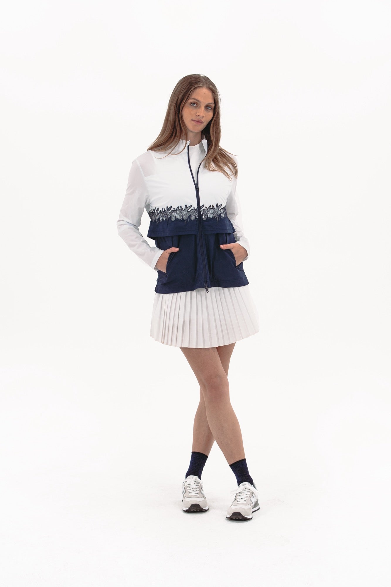 Lace Double Layer Jacket
