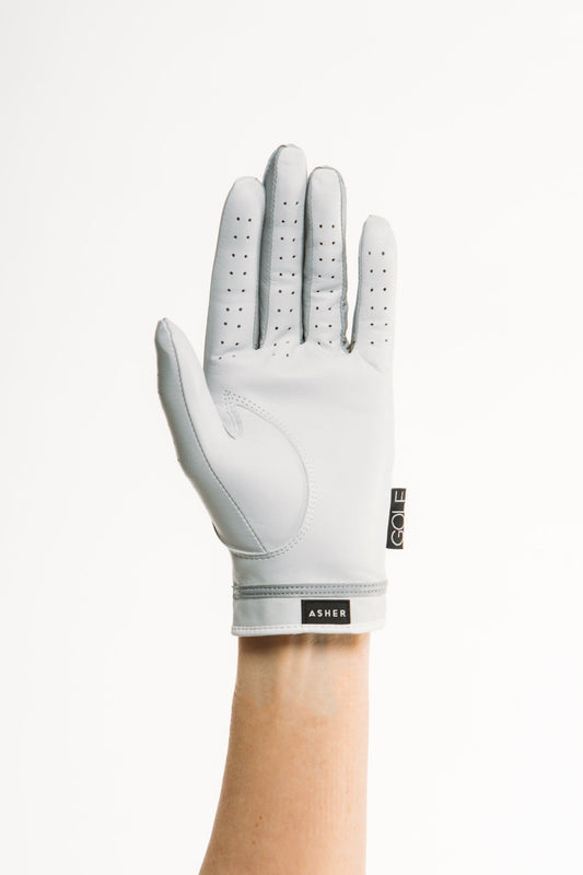 Golf Glove Tonal White Lip Logo