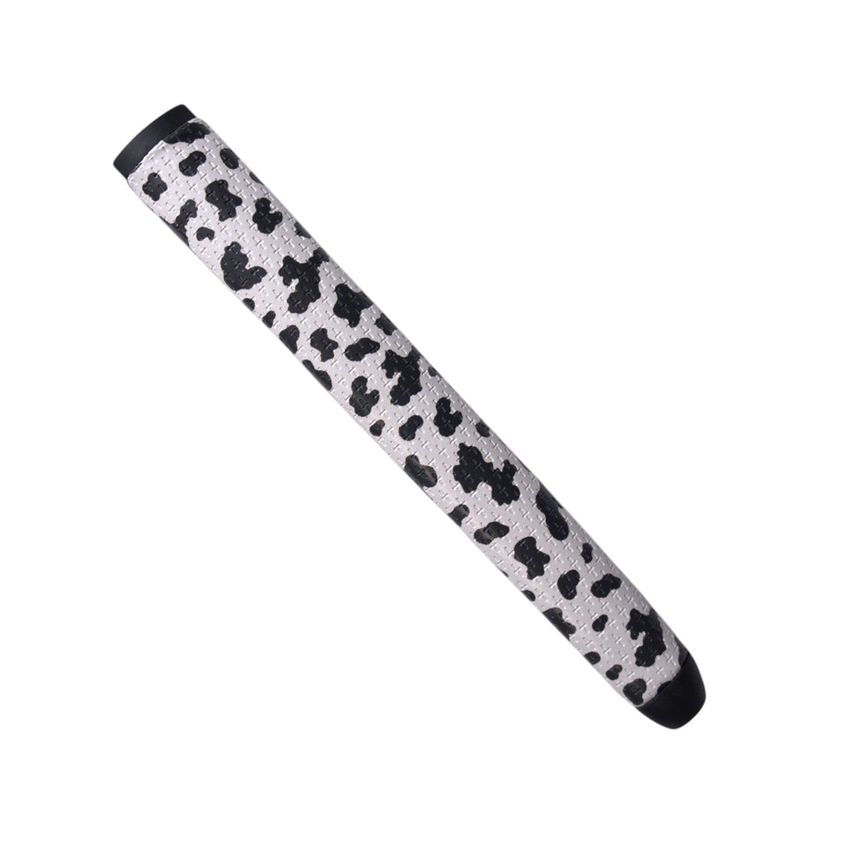 Cow Print Putter Grip | Midsize | Premium PU Material | Stable Feel | Golf | Black White Spotted