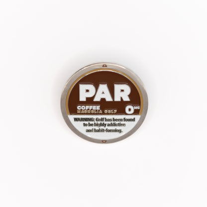 "PAR" BALL MARKER - Coffee