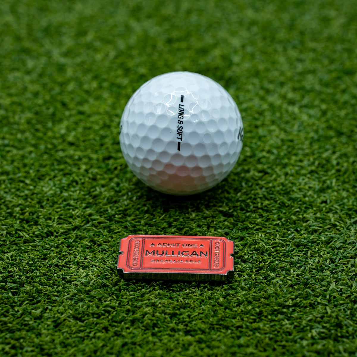 Mulligan Ticket Ball Marker