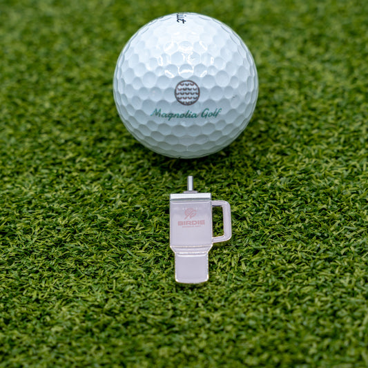 BIRDIE Ball Marker - Rose Quartz