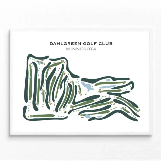 Dahlgreen Golf Club, Minnesota - Printed Golf Courses