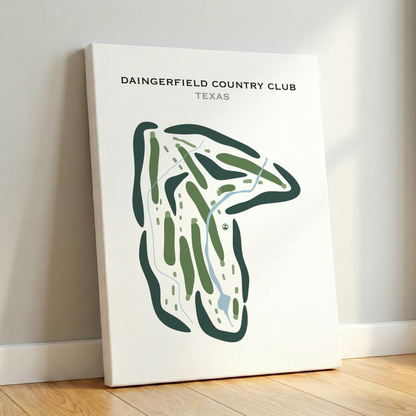 Daingerfield Country Club, Texas - Printed Golf Courses