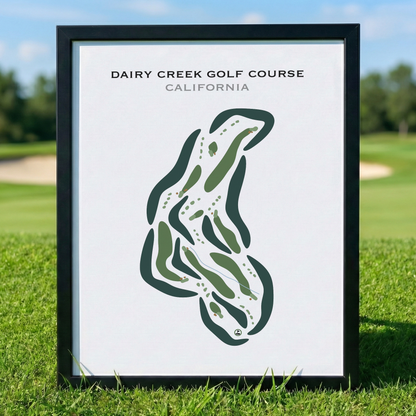 Dairy Creek Golf Course, California - Printed Golf Courses