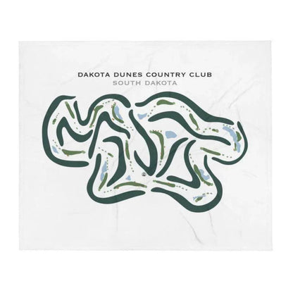 Dakota Dunes Country Club, South Dakota - Printed Golf Courses
