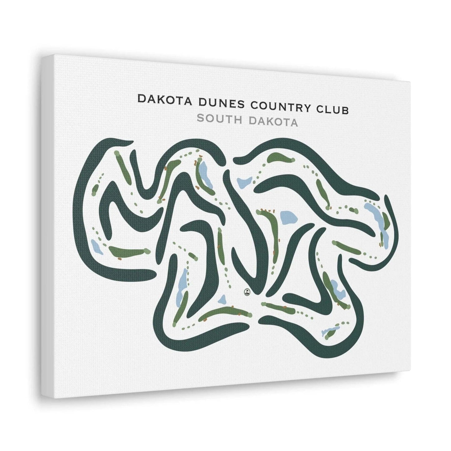 Dakota Dunes Country Club, South Dakota - Printed Golf Courses