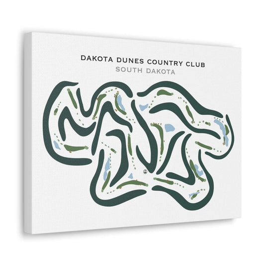Dakota Dunes Country Club, South Dakota - Printed Golf Courses