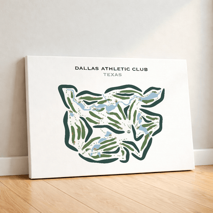 Dallas Athletic Club, Texas - Printed Golf Courses