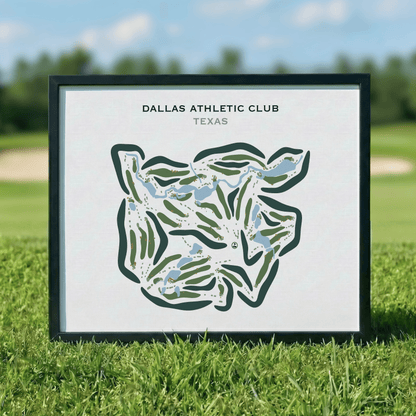 Dallas Athletic Club, Texas - Printed Golf Courses