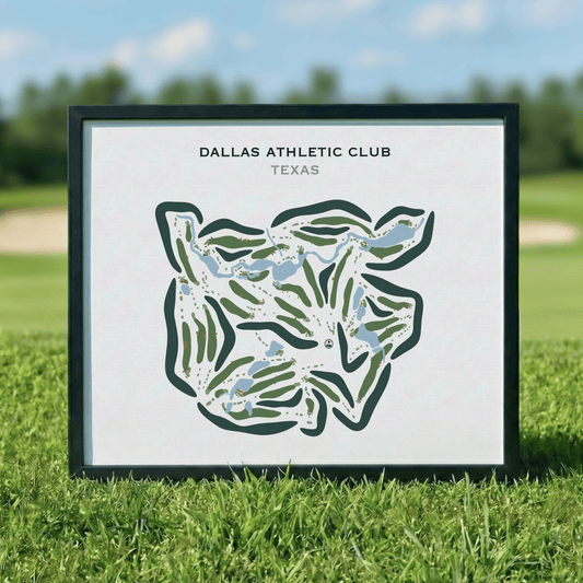 Dallas Athletic Club, Texas - Printed Golf Courses