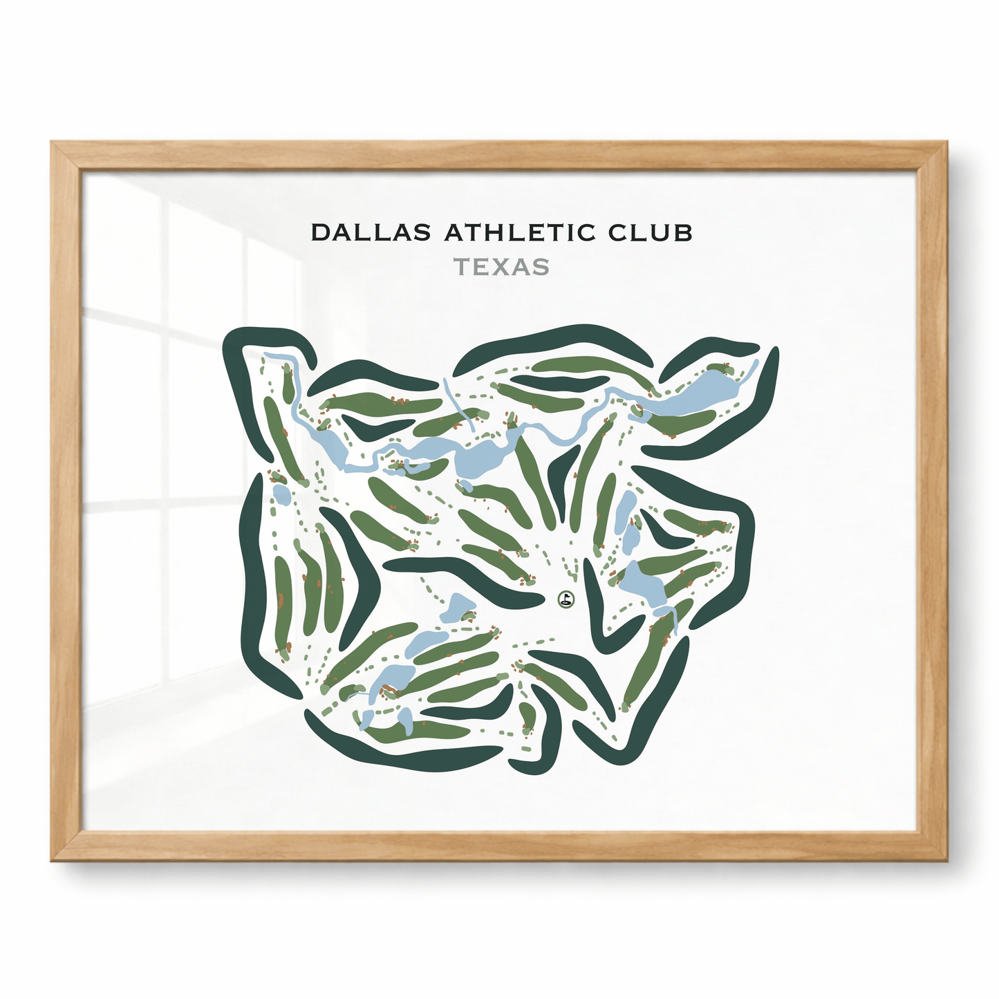 Dallas Athletic Club, Texas - Printed Golf Courses