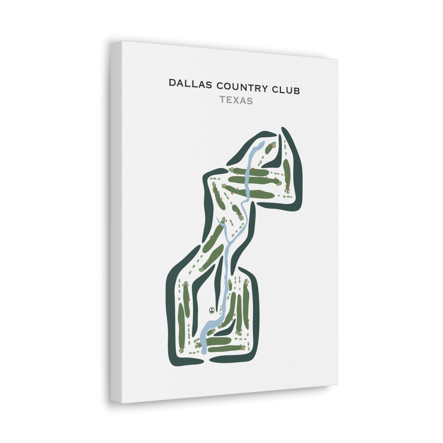 Dallas Country Club - Highland Park, Texas - Printed Golf Courses